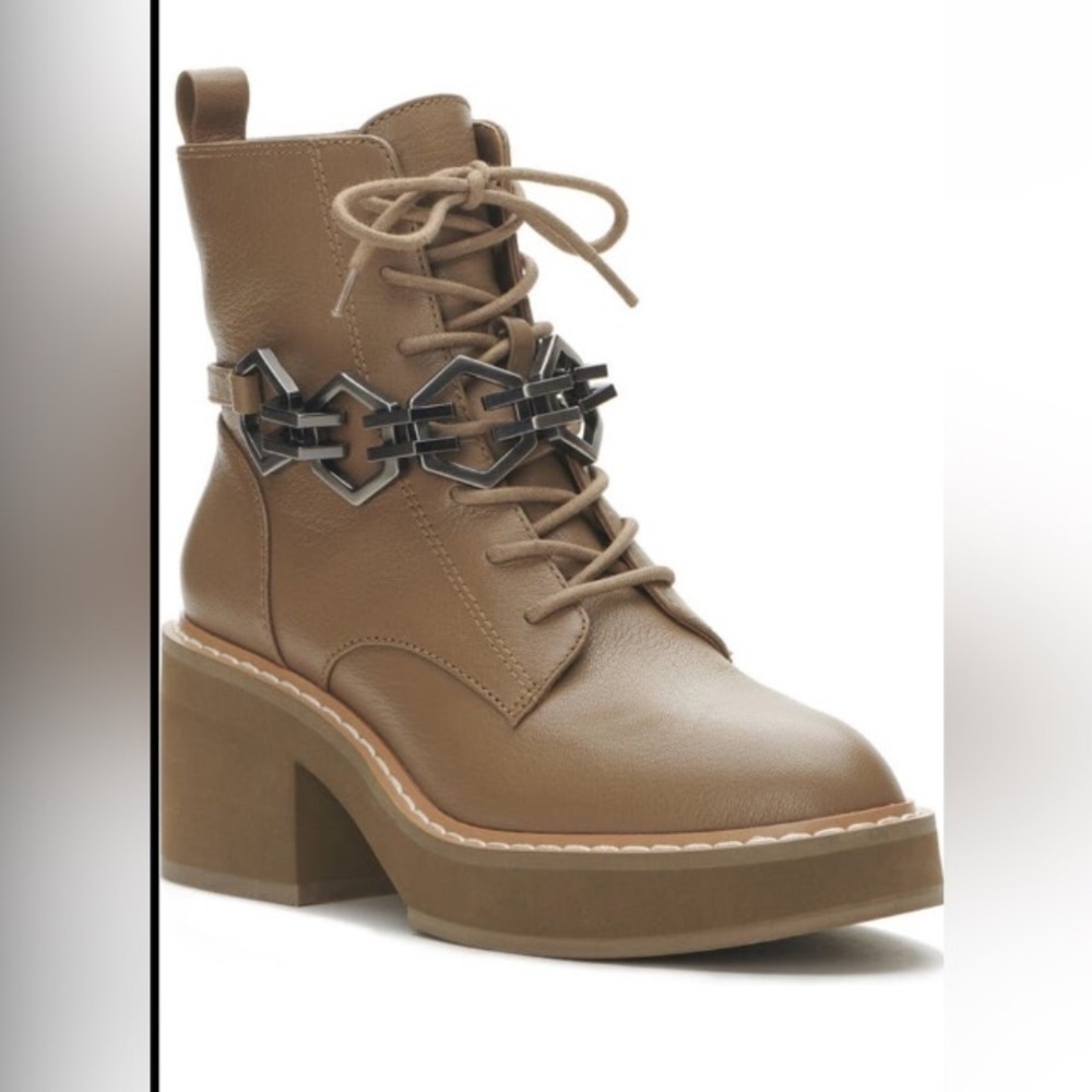 Cub Stanley Keltana Leather Combat Boot | Vince Camuto